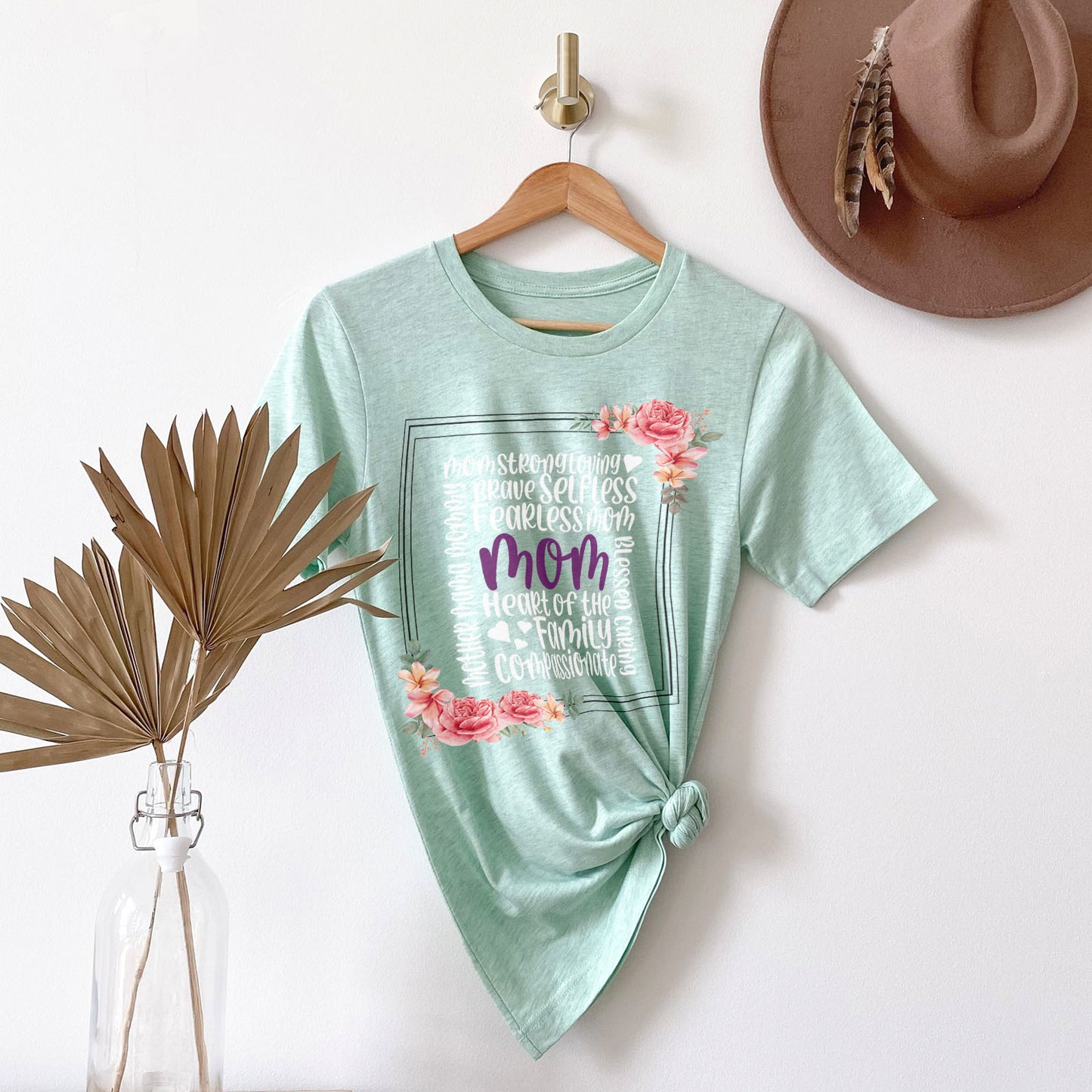 Mom Heart Of The Family Tee