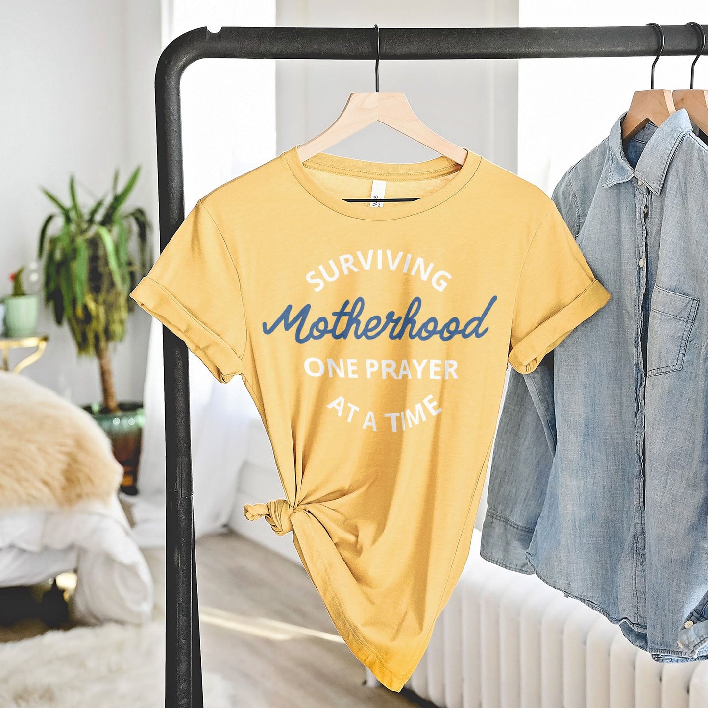 Surviving Motherhood One Prayer At A Time Tee