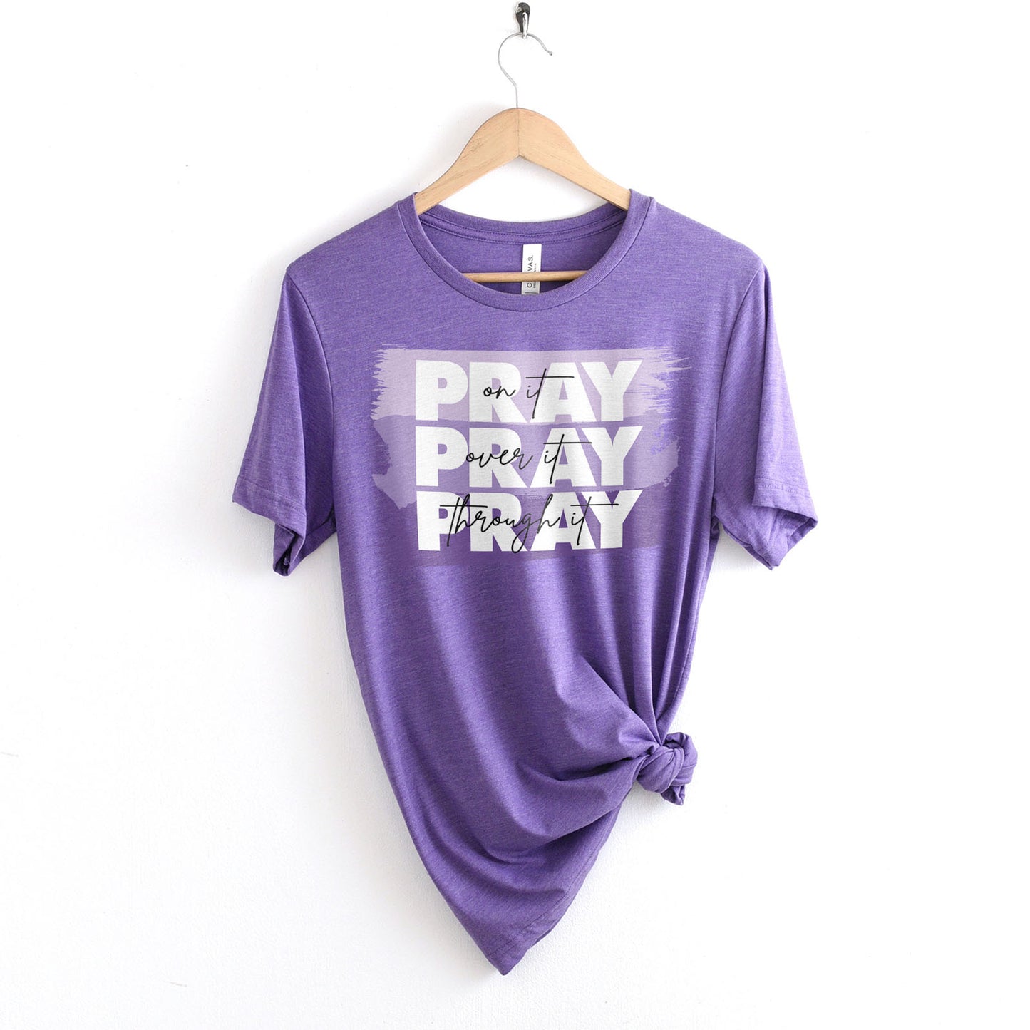 Pray On It - Purple Tee