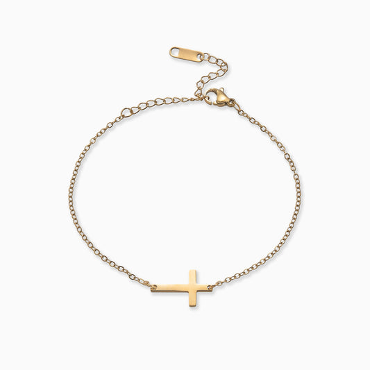 Cross Charm Bracelet
