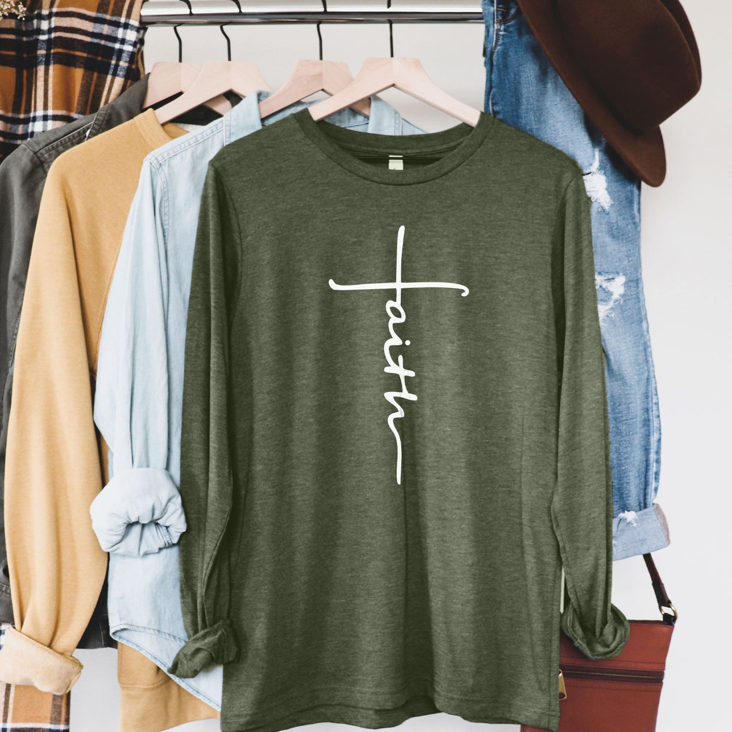 Cross Script Long Sleeve