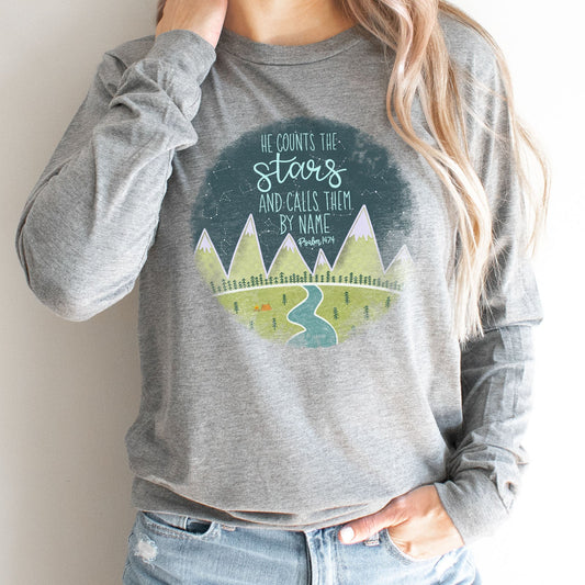 Psalm 147:4 Long Sleeve