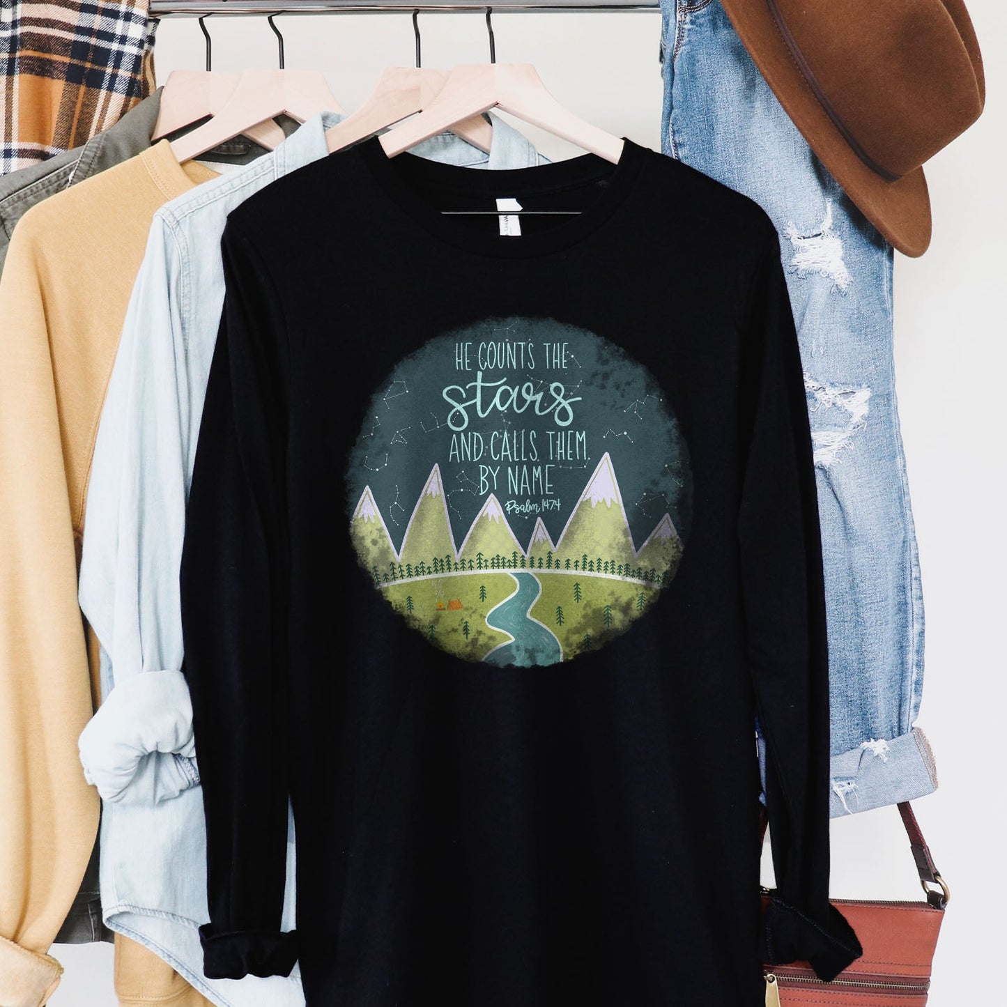 Psalm 147:4 Long Sleeve