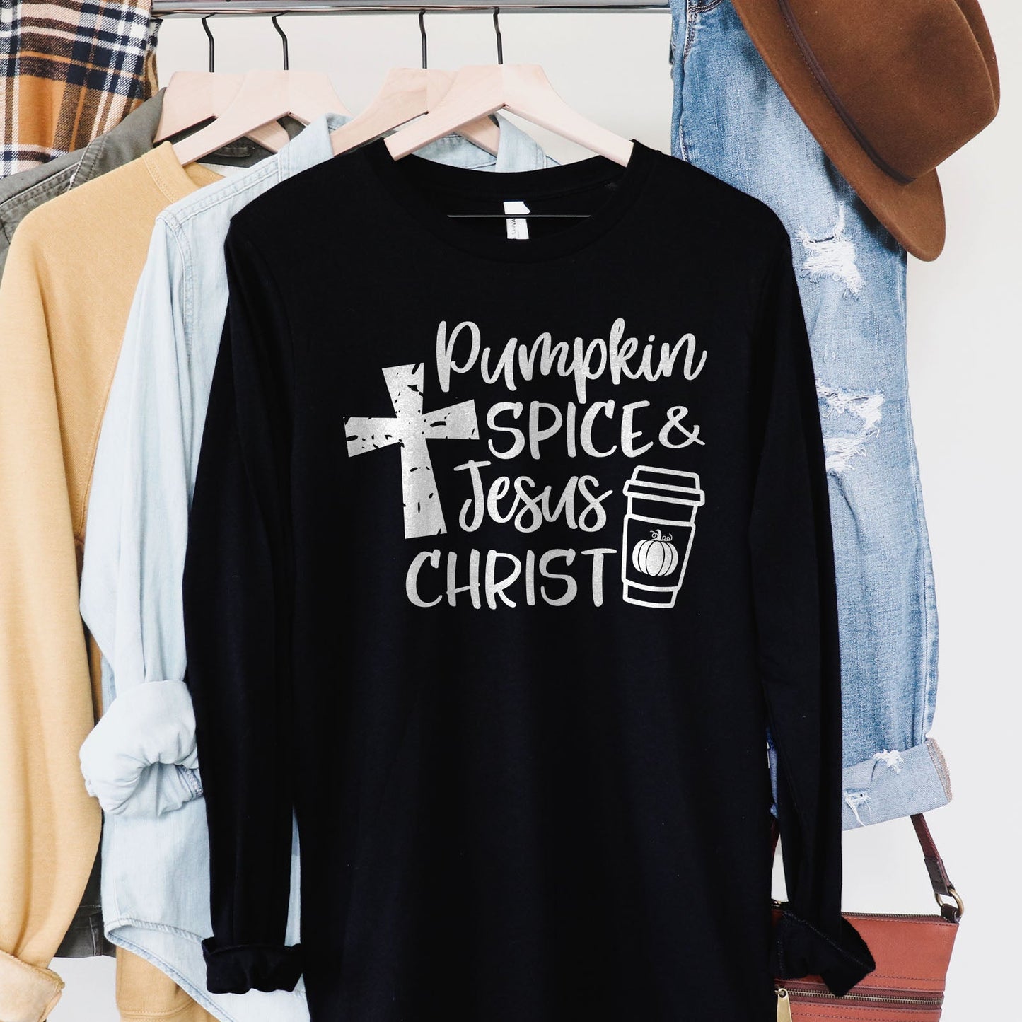 Pumpkin Spice & Jesus Christ Long Sleeve