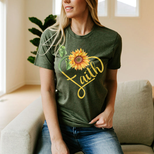 Faith Sunflower Tee