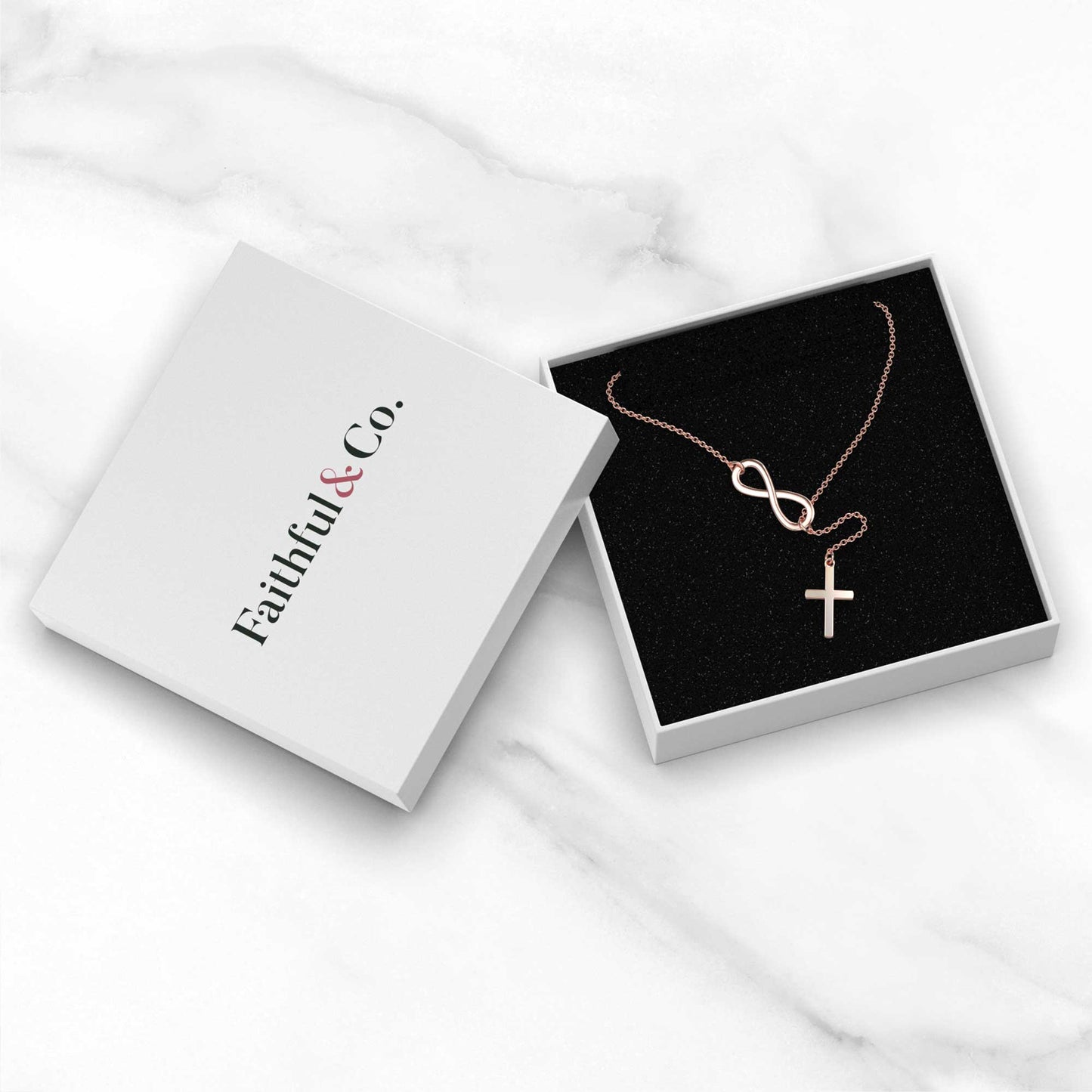 Cross and Infinity Necklace