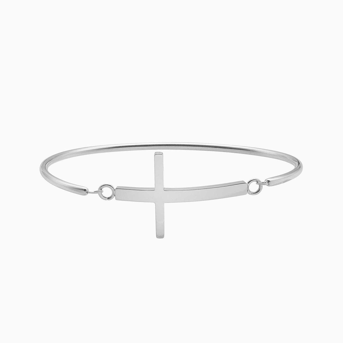Thin Cross Bangle