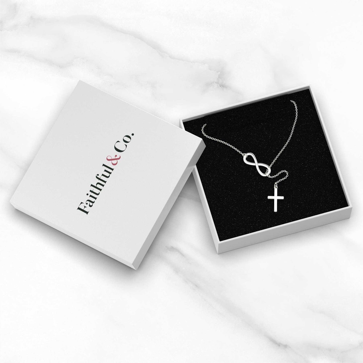 Cross and Infinity Necklace