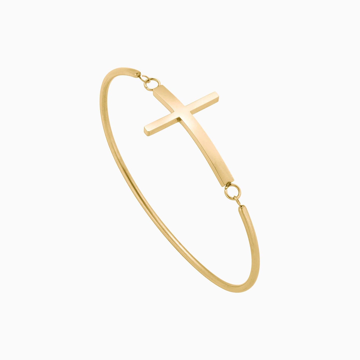 Thin Cross Bangle