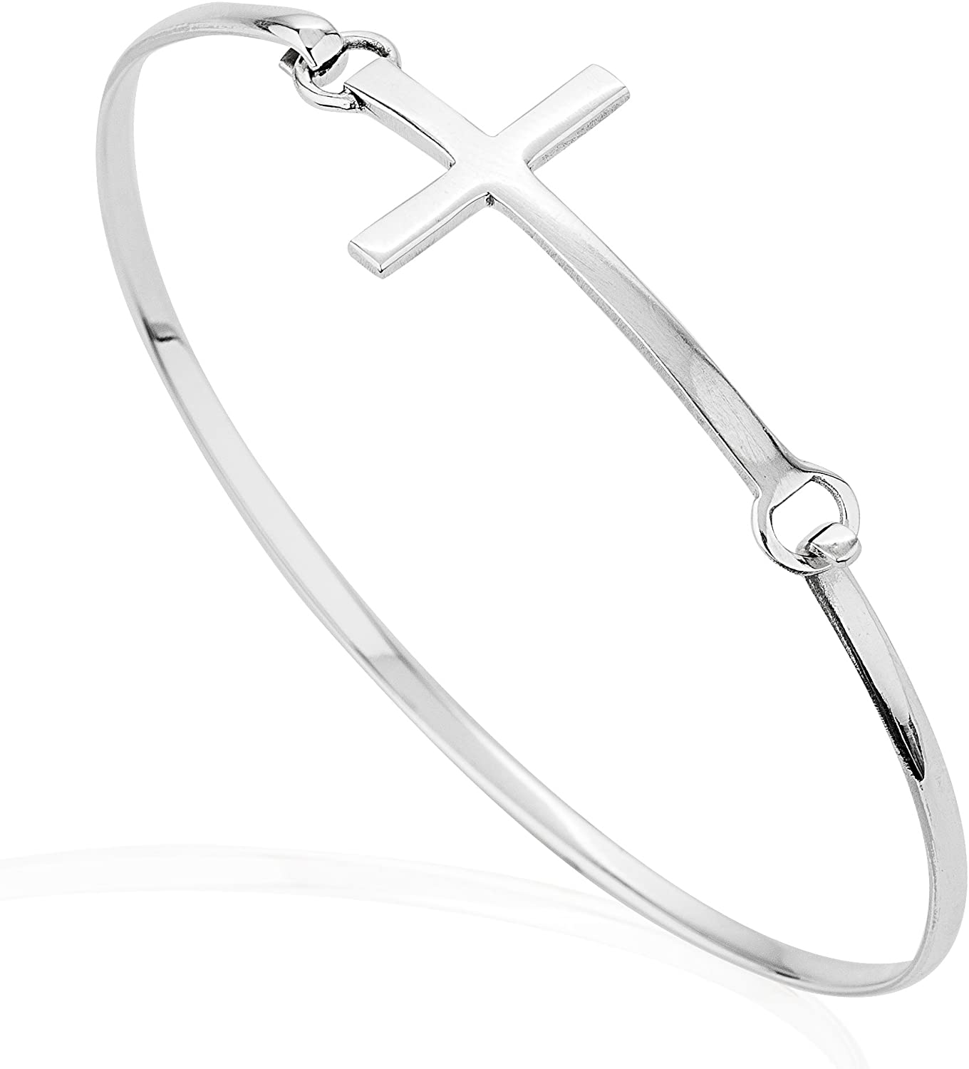 Thin Cross Bangle
