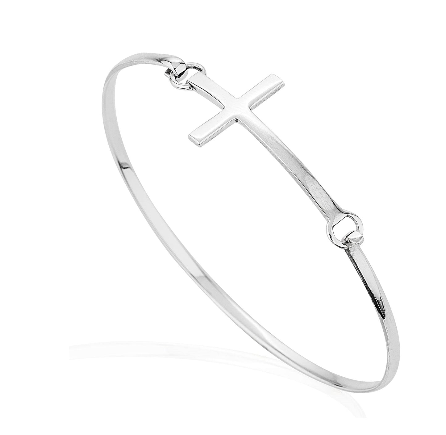 Thin Cross Bangle