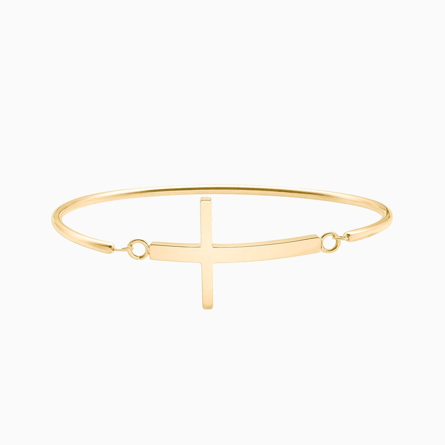 Thin Cross Bangle