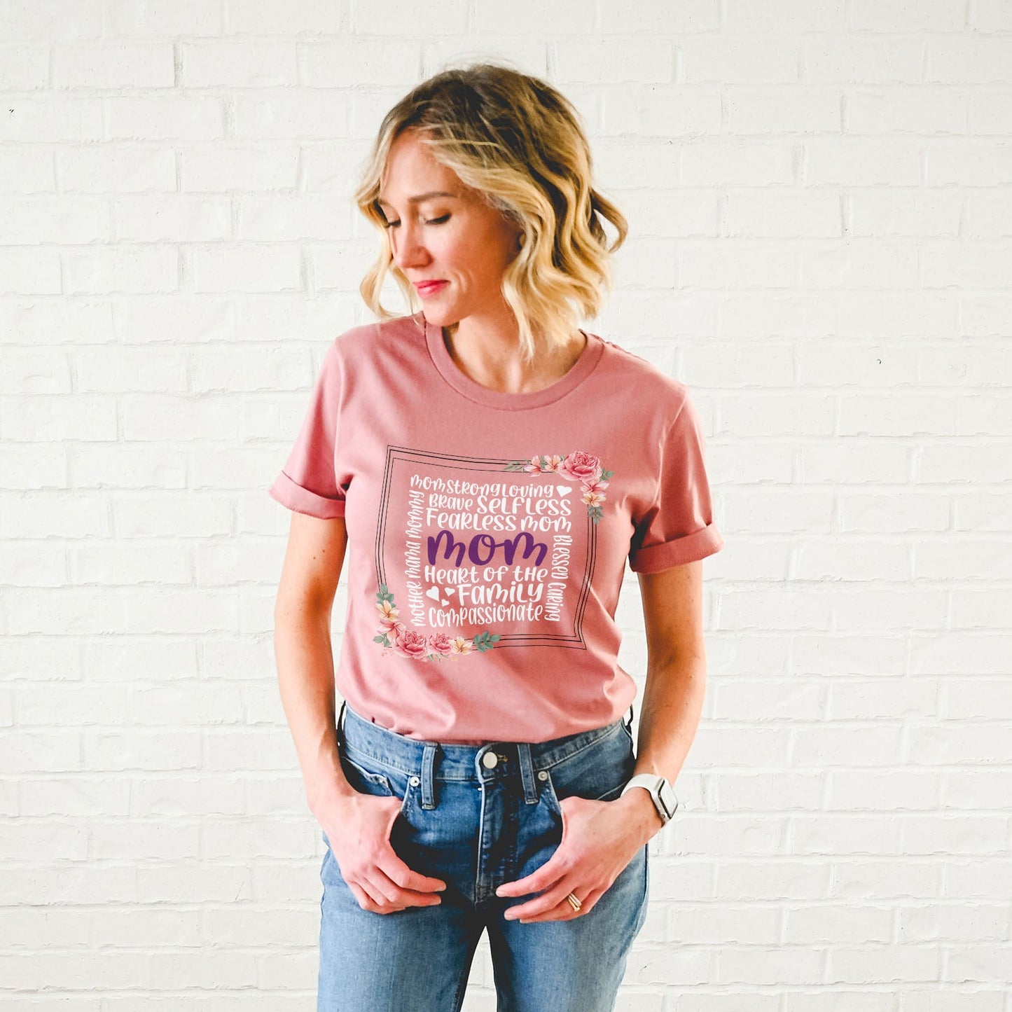 Mom Heart Of The Family Tee