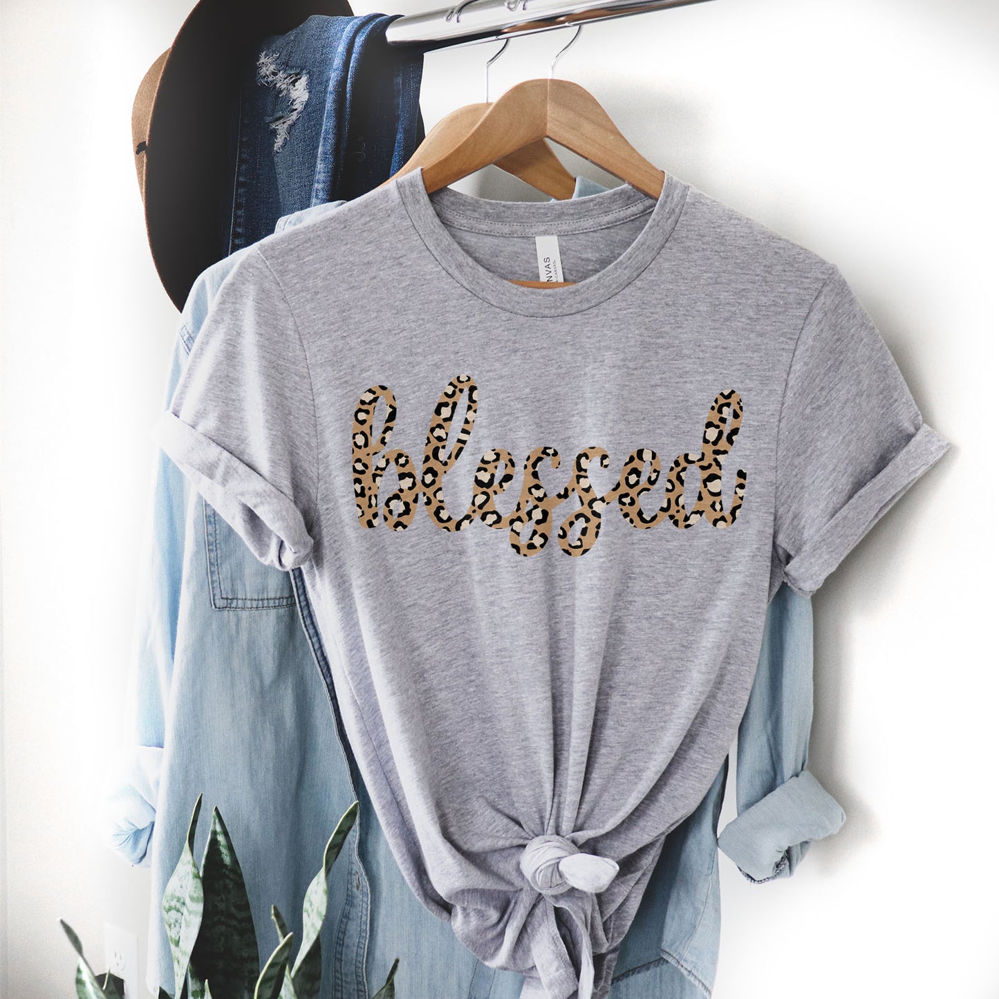 Blessed Leopard Tee