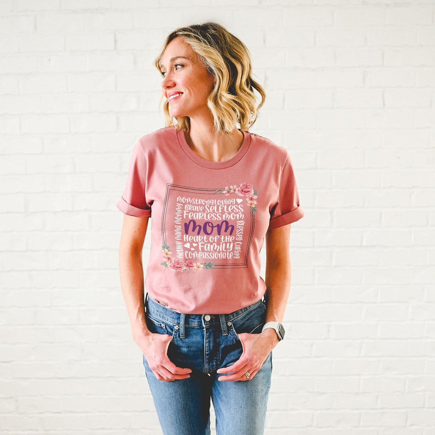 Mom Heart Of The Family Tee