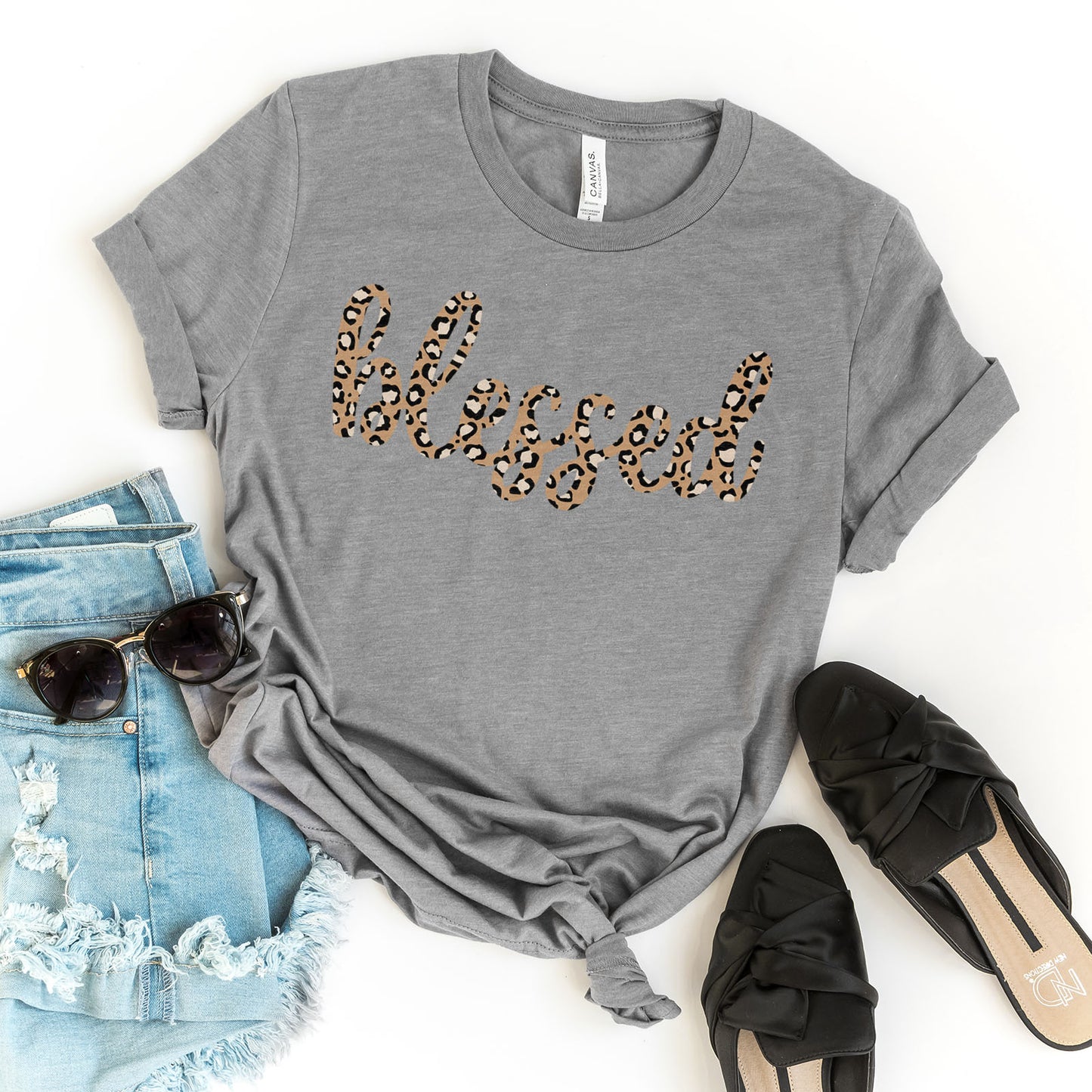 Blessed Leopard Tee