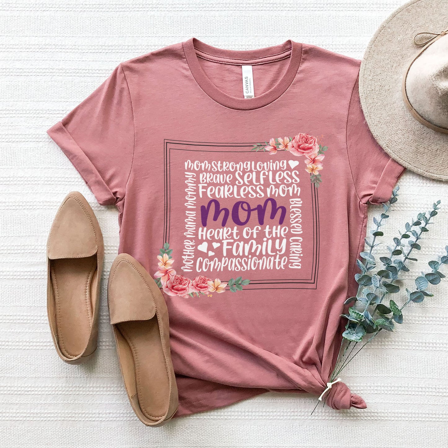 Mom Heart Of The Family Tee
