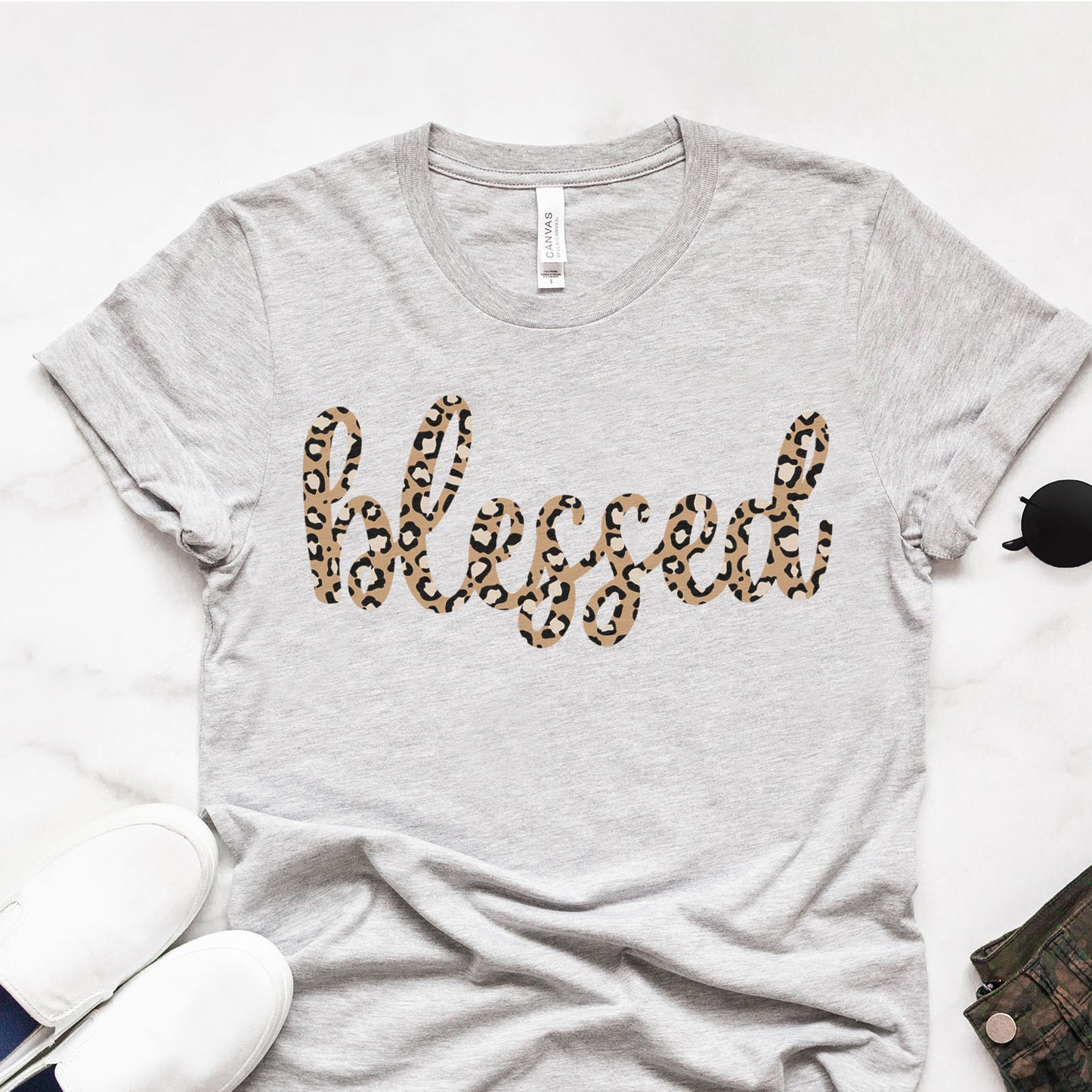 Blessed Leopard Tee