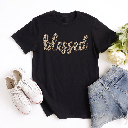 Blessed Leopard Tee