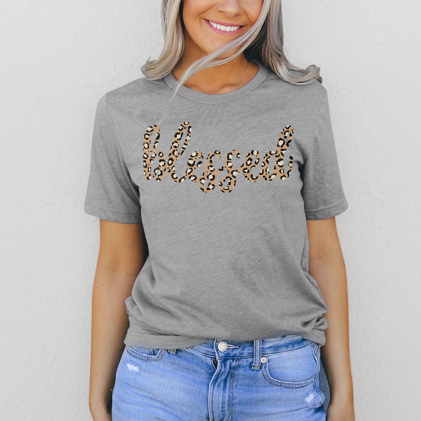 Blessed Leopard Tee