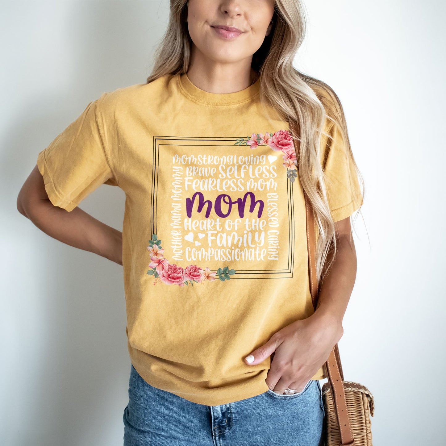 Mom Heart Of The Family Tee