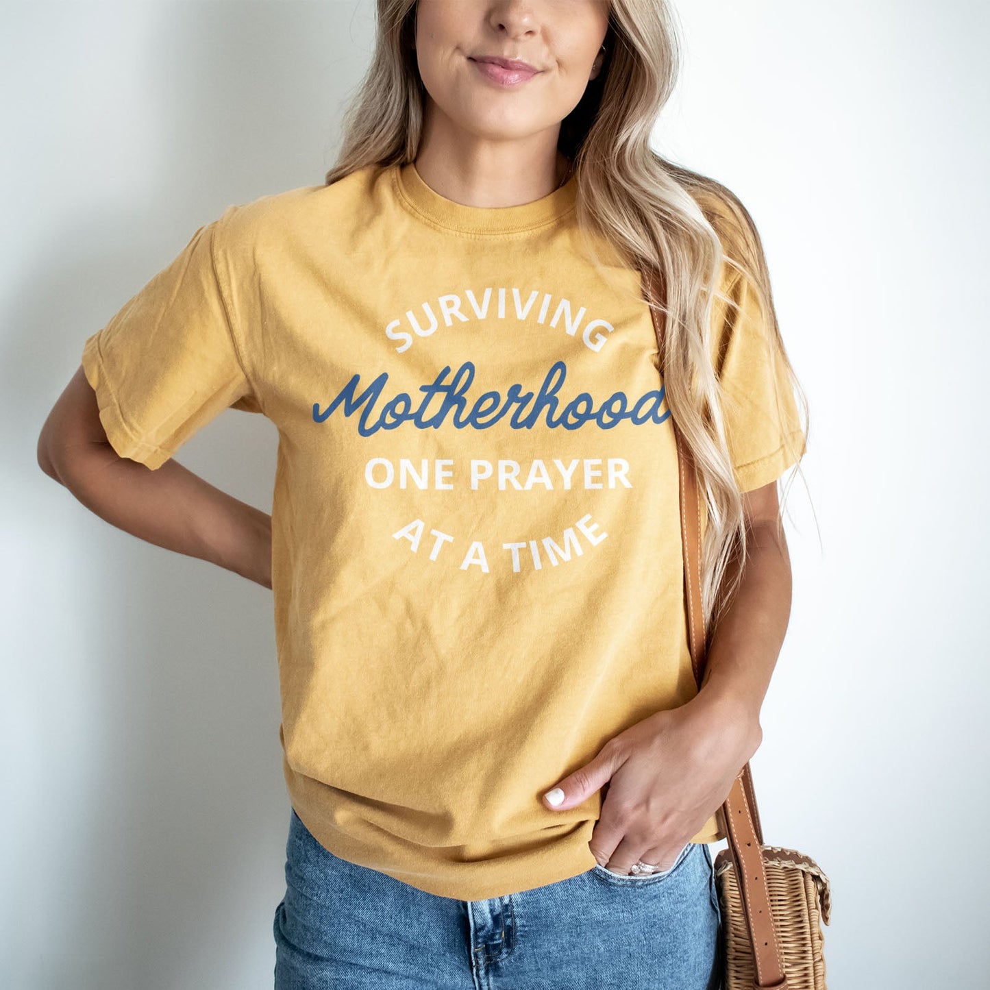 Surviving Motherhood One Prayer At A Time Tee