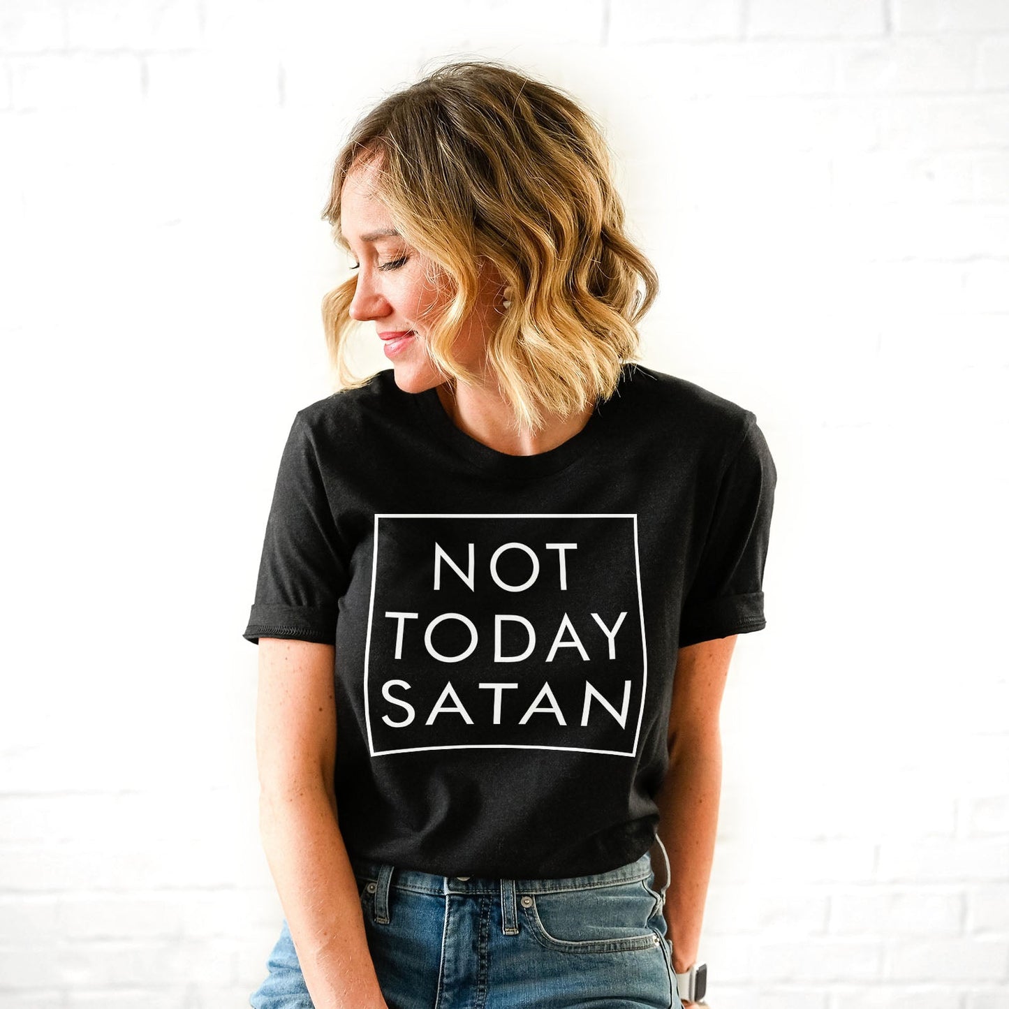 Not Today Satan Tee