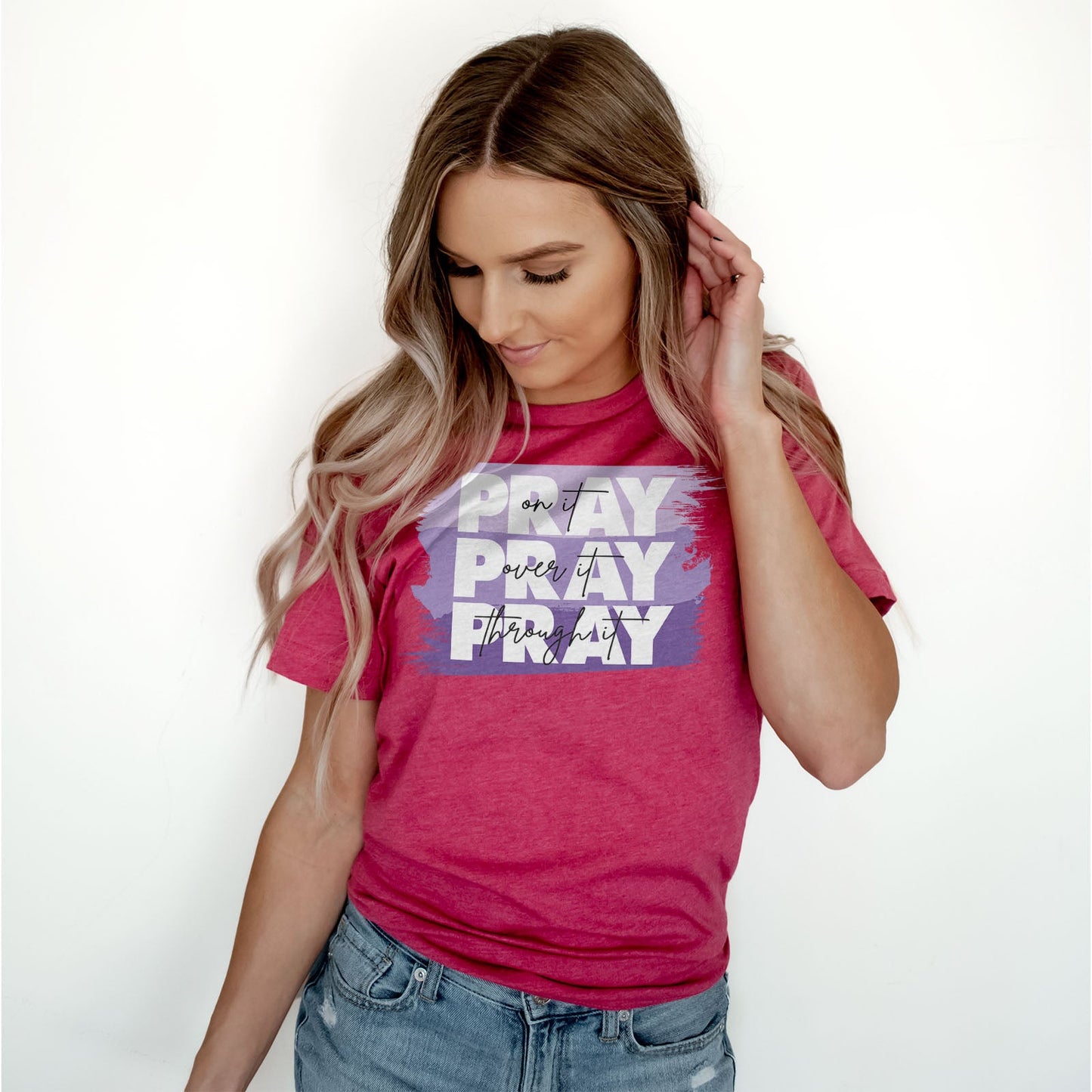 Pray On It - Purple Tee