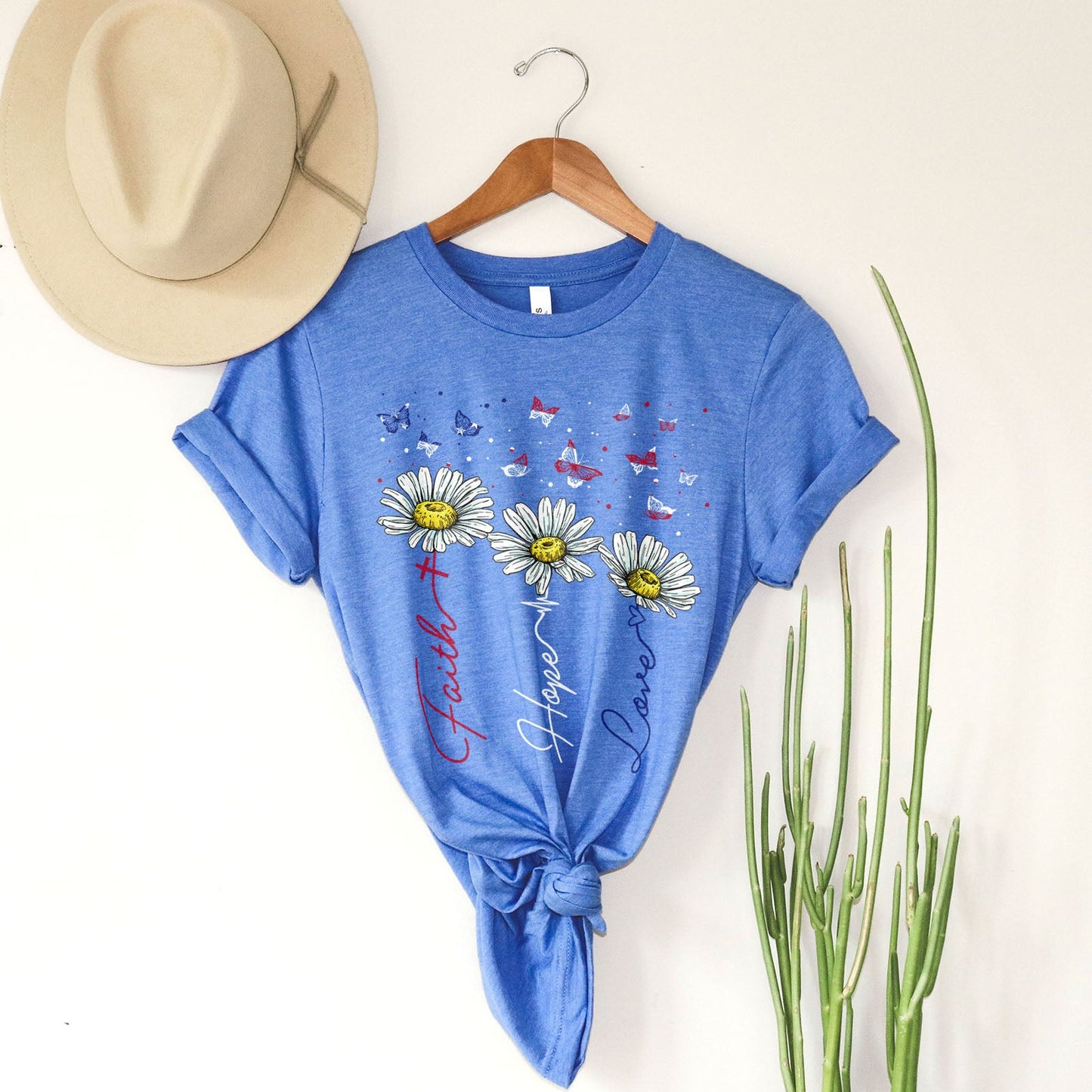 Faith Hope Love USA Tee