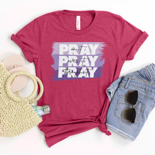 Pray On It - Purple Tee