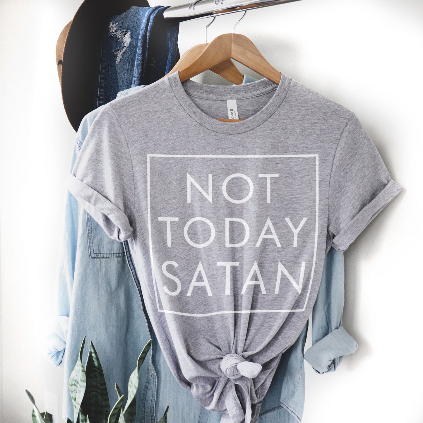 Not Today Satan Tee