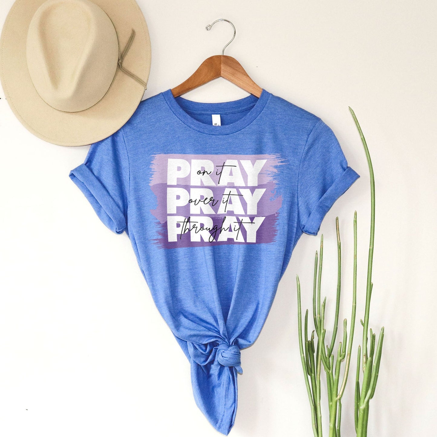 Pray On It - Purple Tee