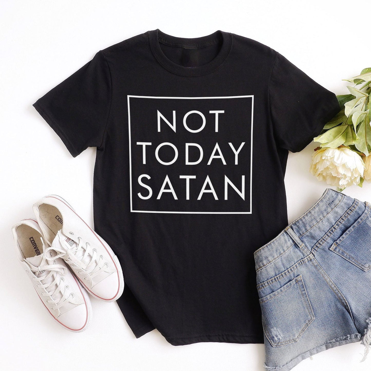 Not Today Satan Tee