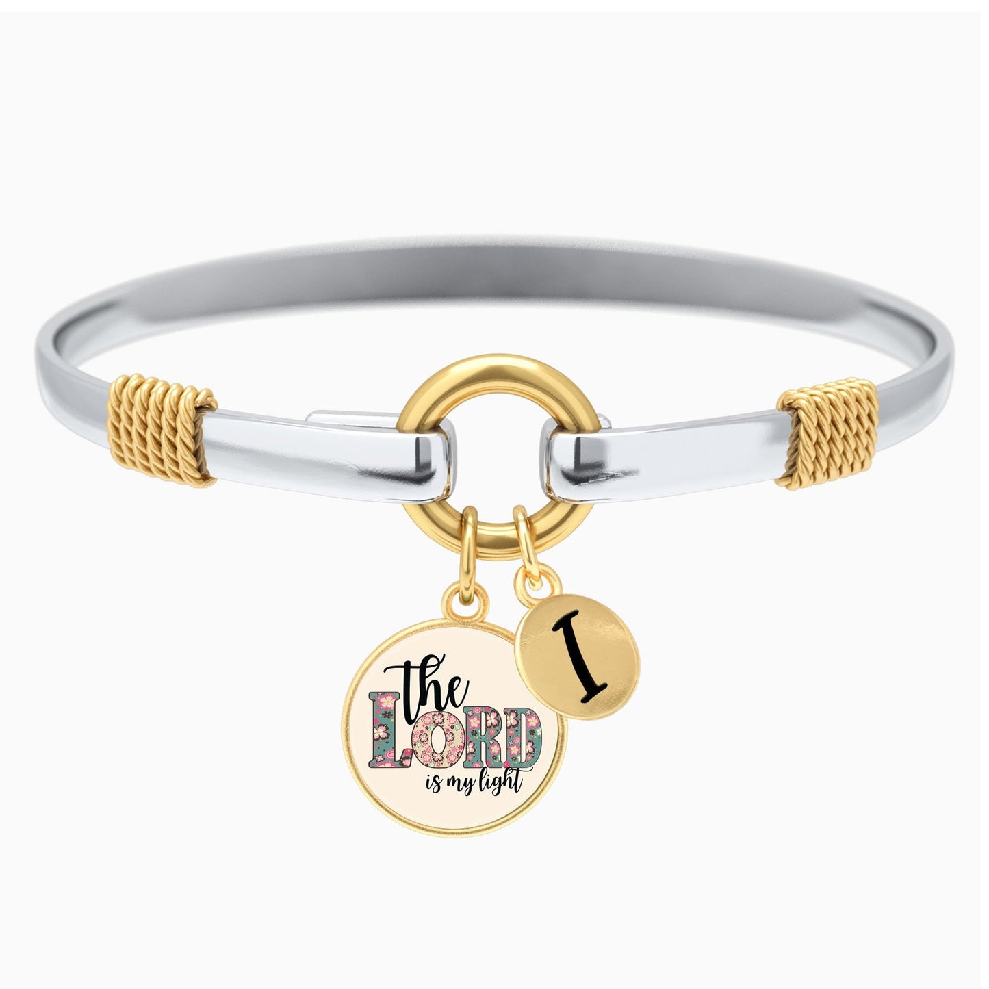 The Lord Is My Light - Two-Tone Bracelet