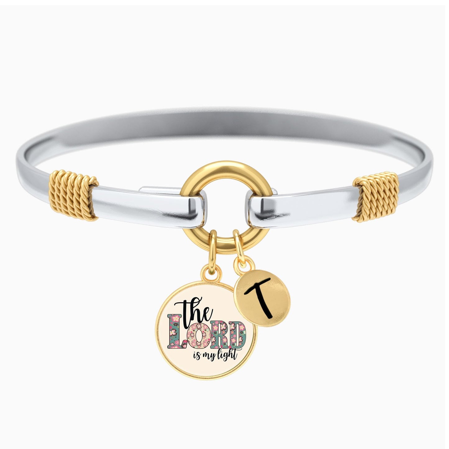 The Lord Is My Light - Two-Tone Bracelet