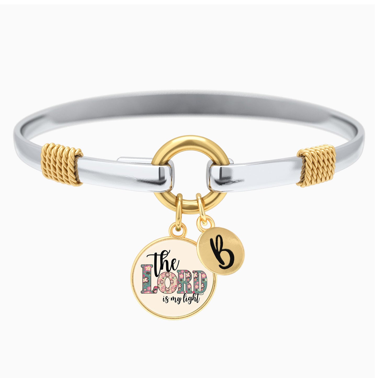 The Lord Is My Light - Two-Tone Bracelet