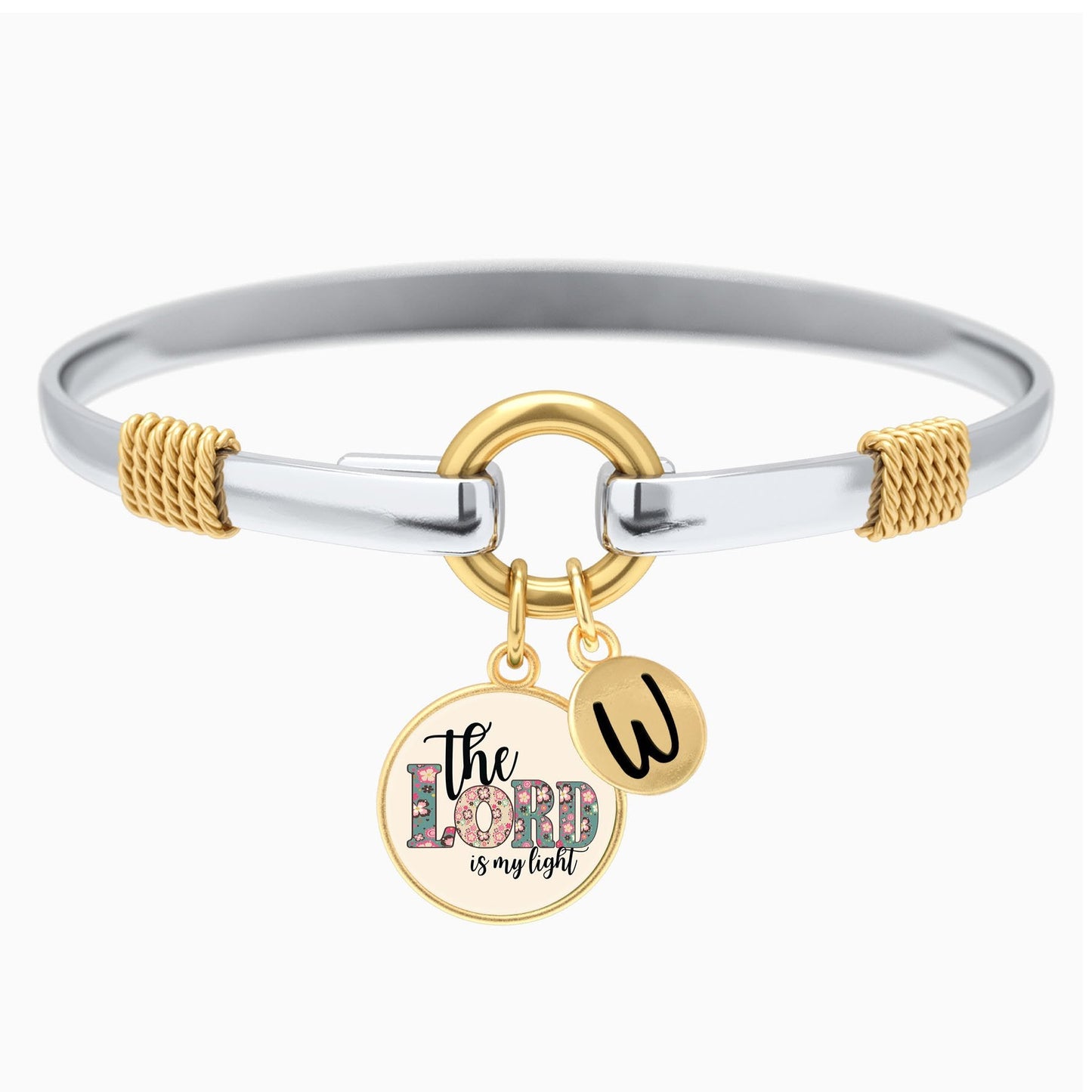 The Lord Is My Light - Two-Tone Bracelet