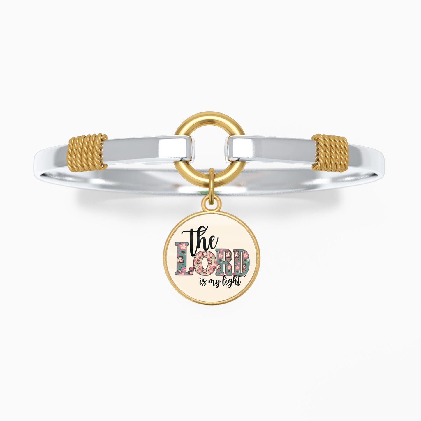 The Lord Is My Light - Two-Tone Bracelet