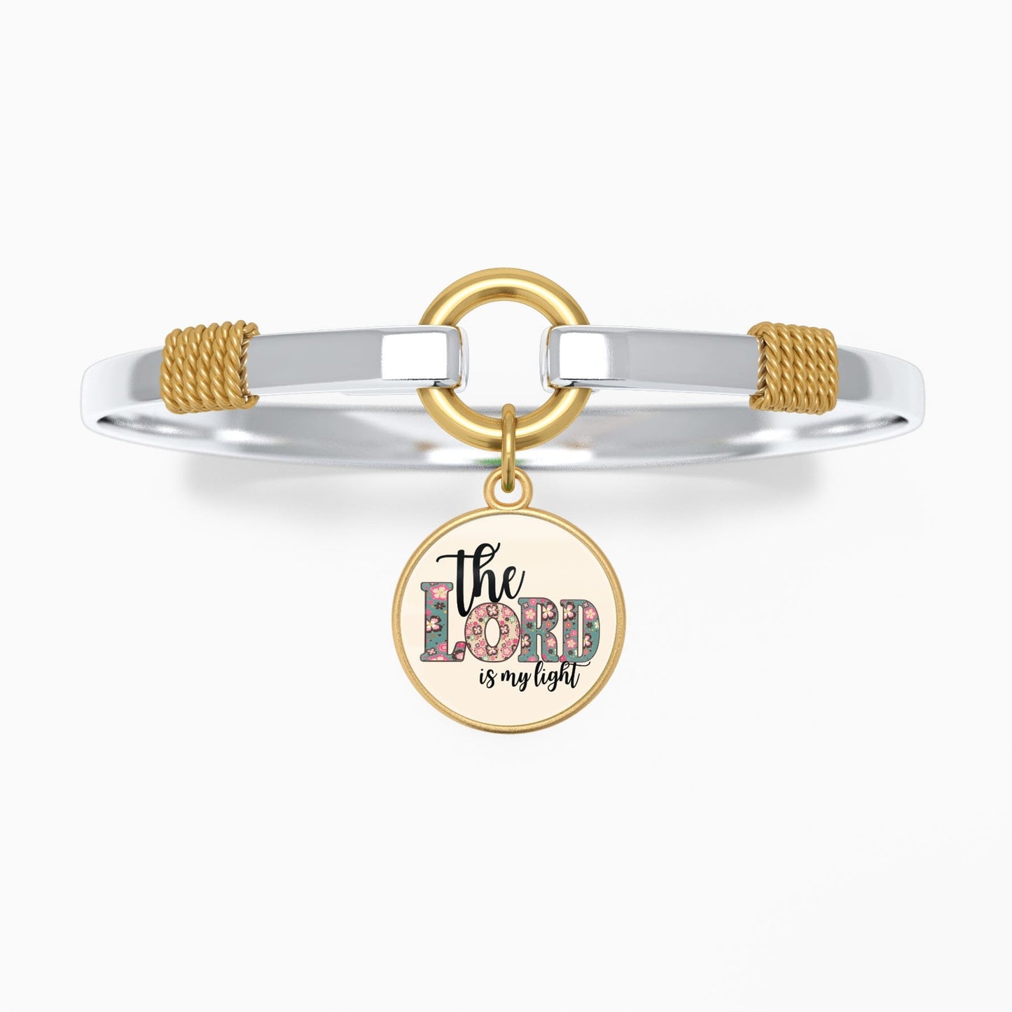 The Lord Is My Light - Two-Tone Bracelet