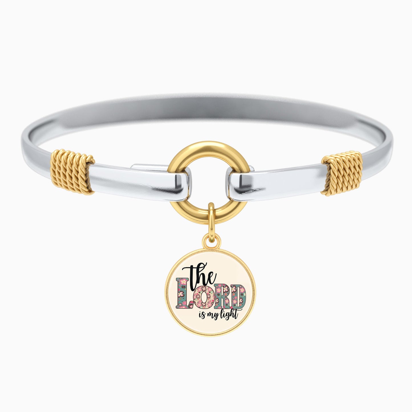 The Lord Is My Light - Two-Tone Bracelet