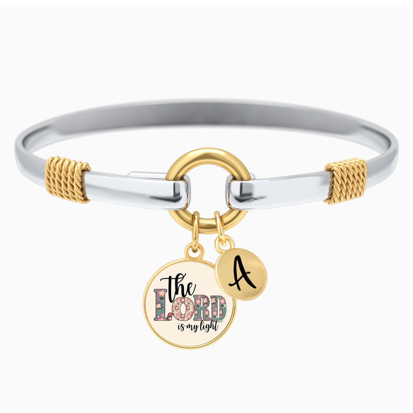The Lord Is My Light - Two-Tone Bracelet