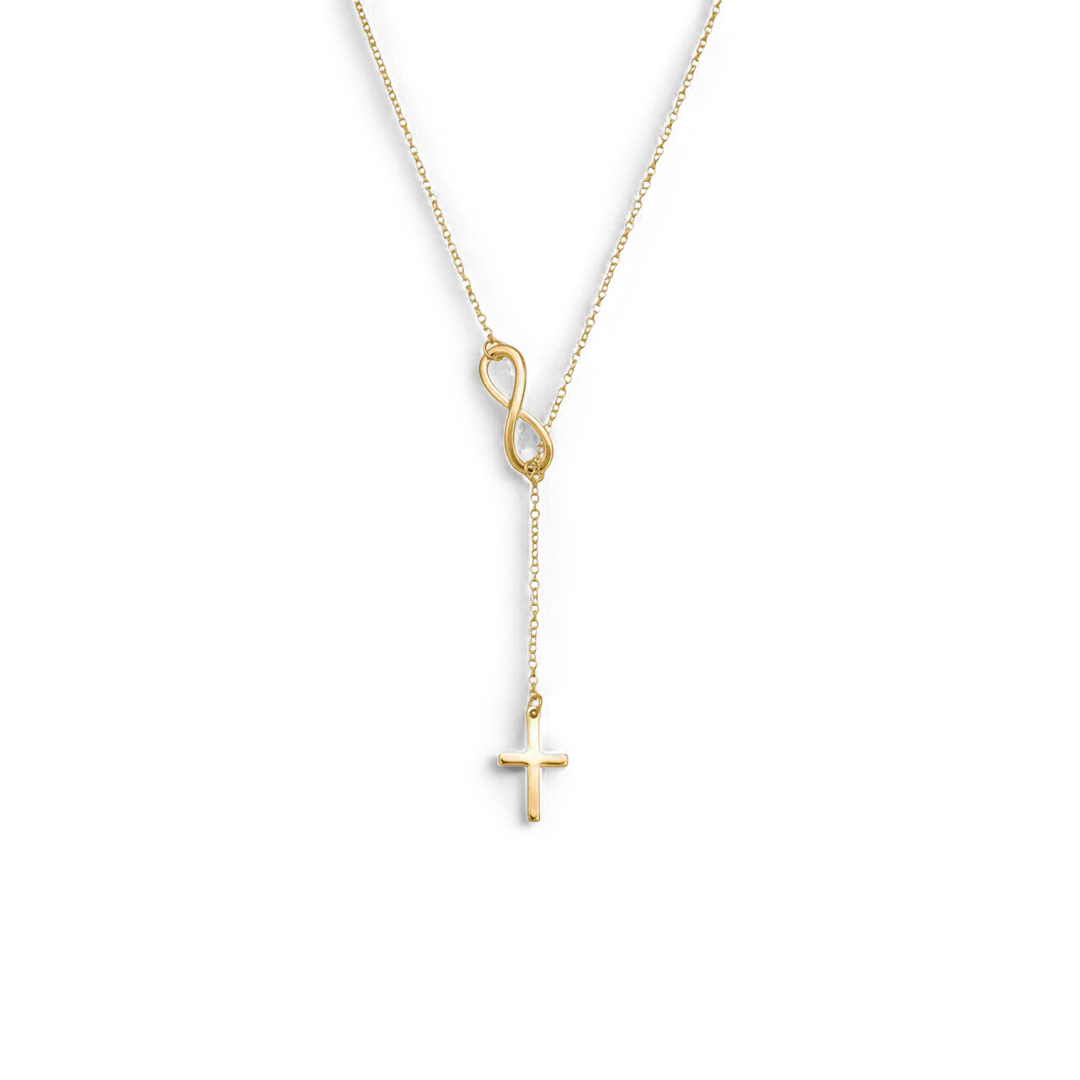 Cross and Infinity Necklace