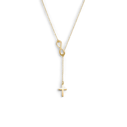 Cross and Infinity Necklace
