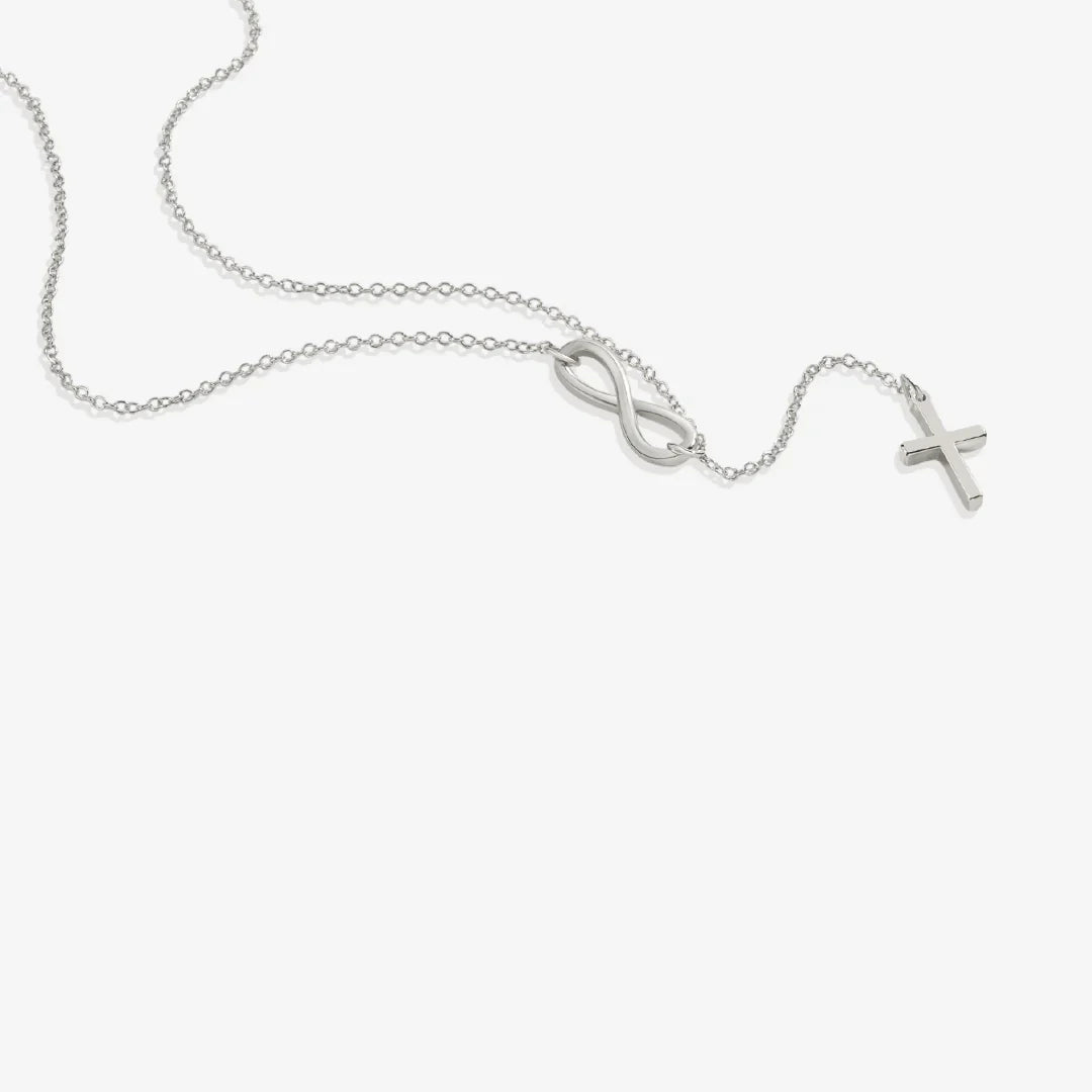 Cross and Infinity Necklace