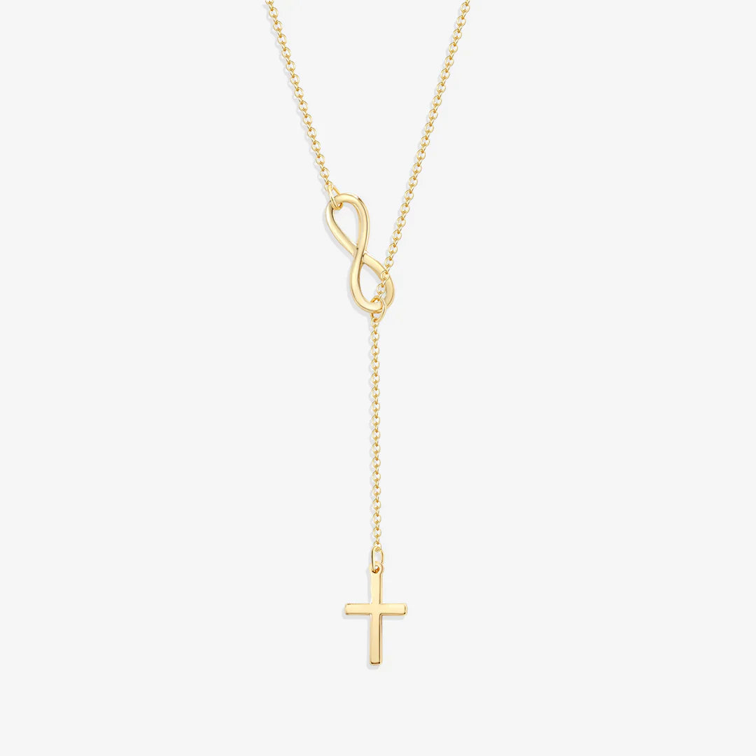 Cross and Infinity Necklace