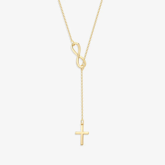 Cross and Infinity Necklace