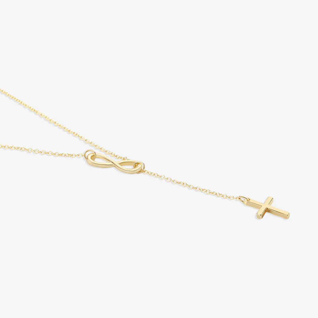 Cross and Infinity Necklace