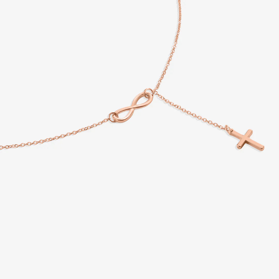 Cross and Infinity Necklace