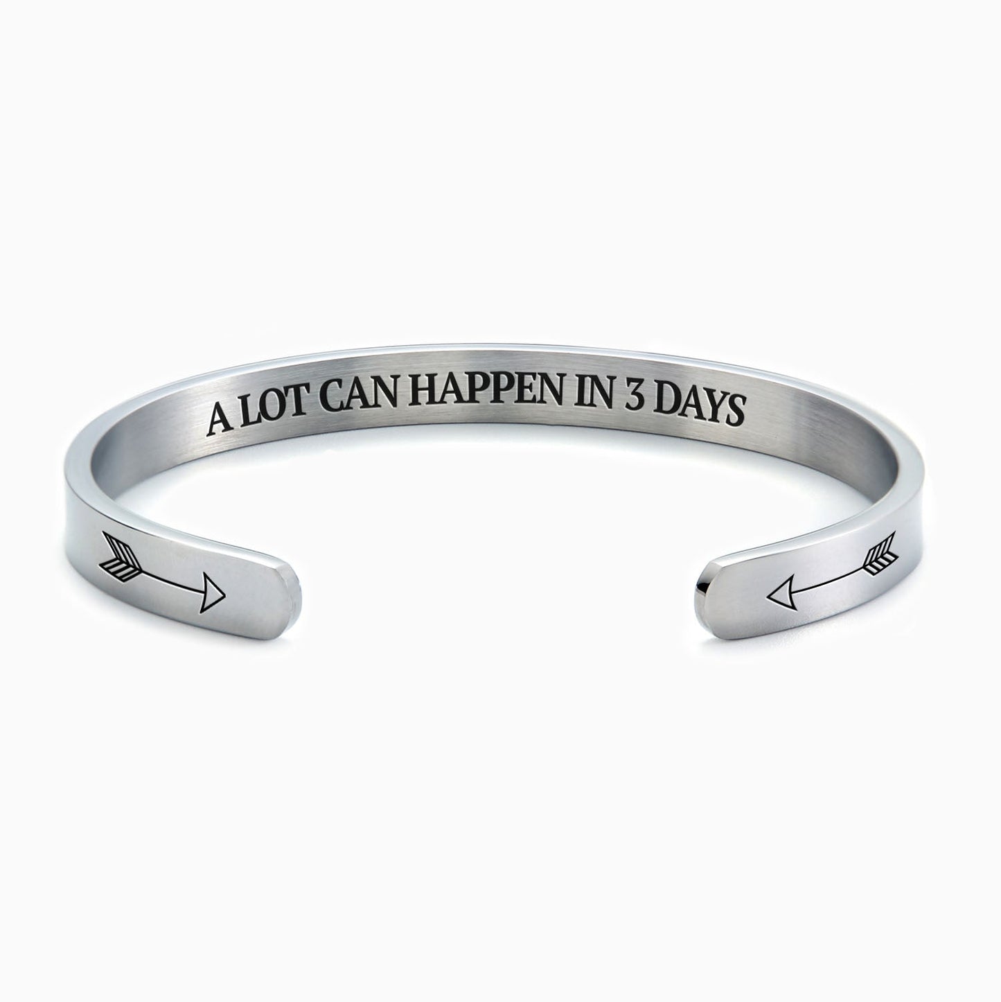 A Lot Can Happen In 3 Days Cuff Bracelet