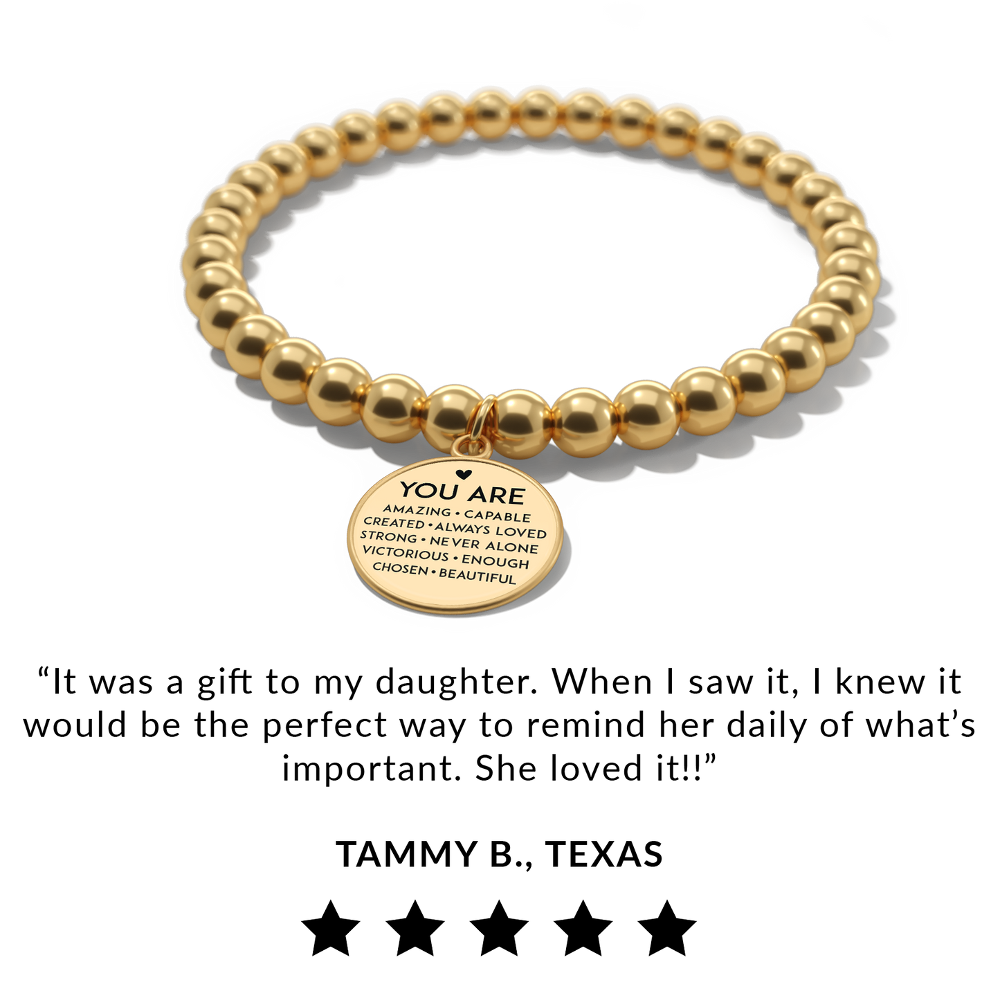 You Are Everything - Beaded Bracelet